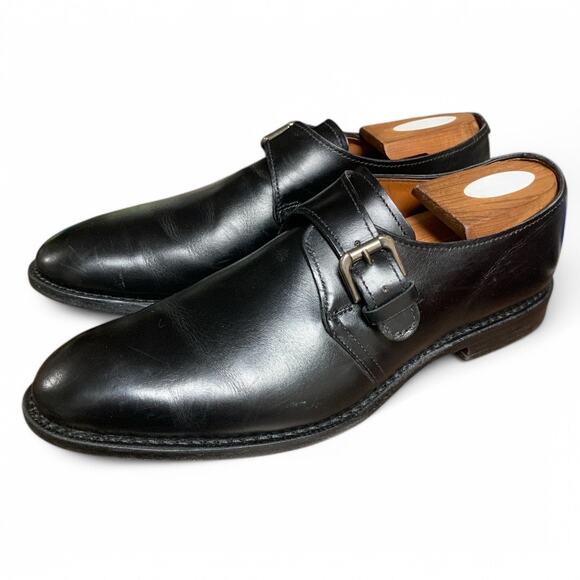Allen Edmonds Warwick Single Monk-Strap, Size 9 D, Black main image 6